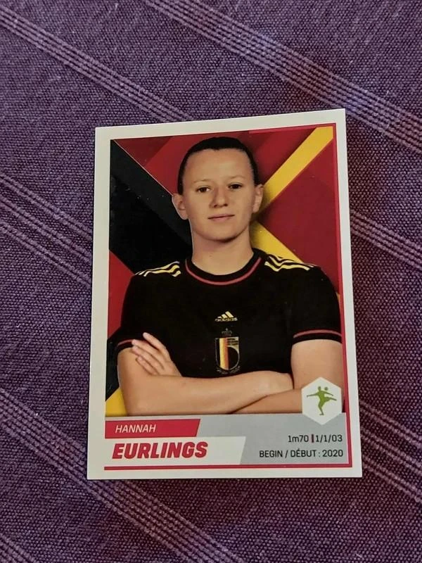 Panini / Sticker / Hannah Eurlings / Belgian Red Flames